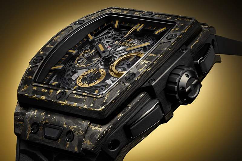 黑金不敗.恒寶Hublot Spirit of Big Bang Carbon Gold Tiger-復刻表