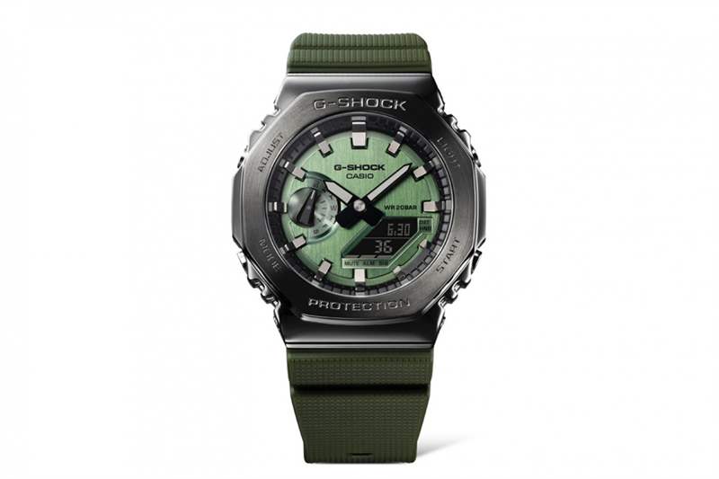 期待而久2021最新Casio G-Shock GM-2100換上精鋼表殼-復刻表