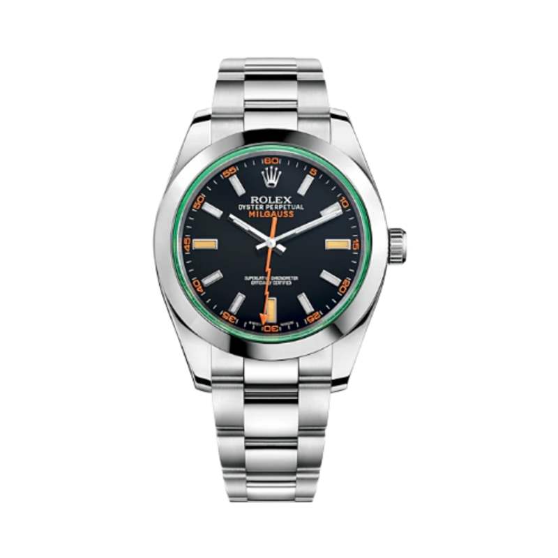 第4名(總排名第5):Milgauss 116400GV(Rolex官網) ROLEX GMT-Master II手表行情比TUDOR Black Bay百事圈跌幅多-復刻表