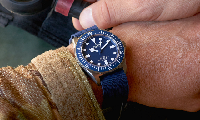 帝舵表藍面新款Pelagos FXD,法國海軍特種部隊專業(yè)認證-復(fù)刻表