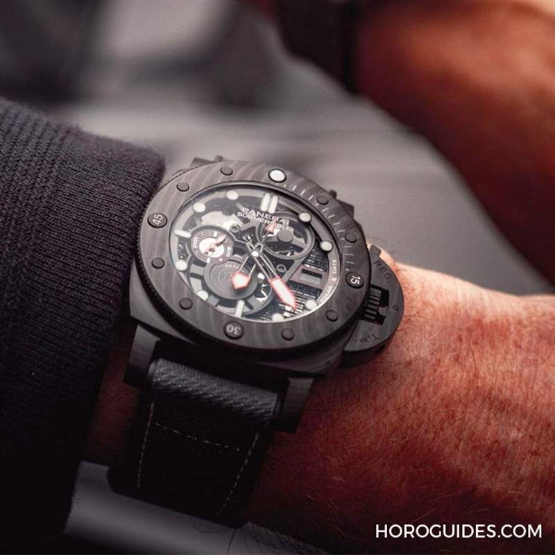 改裝至尊B(yǎng)RABUS附體!頂尖交鋒之作PANERAI Submersible S BRABUS Black Ops腕表-PAM01240-復(fù)刻表