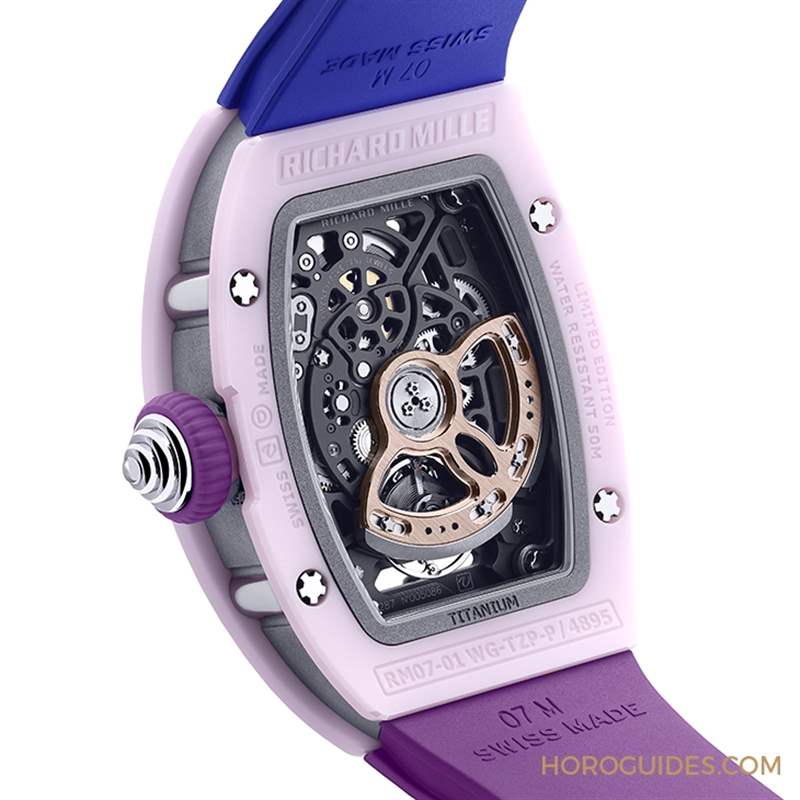 三款粉嫩新色同步亮相!RICHARD MILLE RM 07-01限量版腕表-復刻表