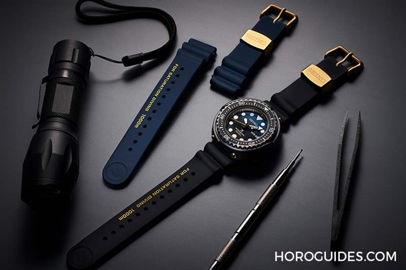 SEIKO Prospex深潛千米鮪魚罐頭,藍黑面盤新色|1986年石英潛水表35周年限量表-復刻表
