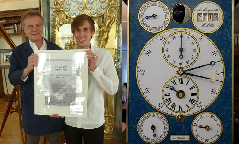 400年周期萬(wàn)年歷專利!Mario Scarpatetti贏得FPJourne 2021年輕制表人才競(jìng)賽-復(fù)刻表