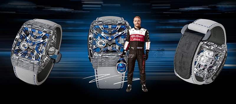 真力時天頂計時大師運動兩種音調-叛亂RE-VOLT VALTTERI BOTTAS C42 和 ZHOU GUANYU C42-復刻表