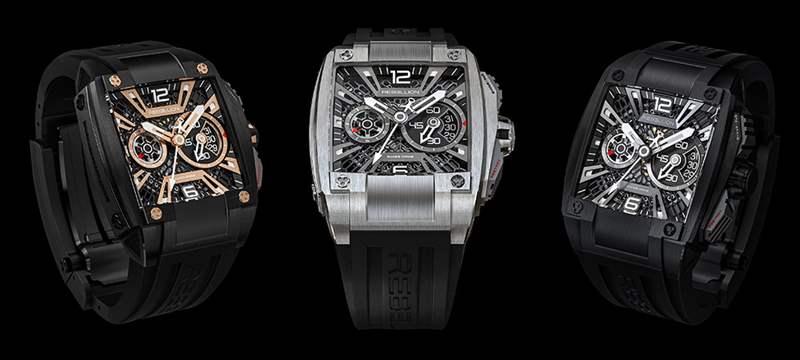 URWERK UR-100V “藍色星球”-叛亂 RE-VOLT CHRONO-復刻表