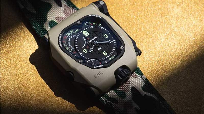 宇舶大爆炸整體陶瓷-URWERK EMC 時(shí)間獵人沙漠鼠尾草-復(fù)刻表