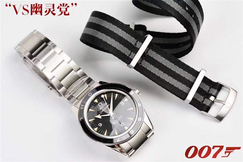 VS廠歐米茄海馬007幽靈黨復(fù)刻表評測,對比正品做工怎么樣-復(fù)刻表