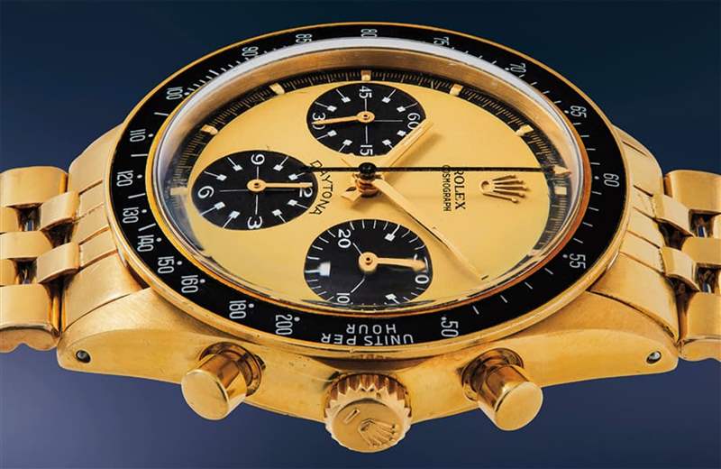 富藝斯拍賣(mài)行將出售一款勞力士Paul Newman Daytona 6264 “El Limoncito”,在Paul Newman面盤(pán)樣式中,它的稀有程度堪稱(chēng)圣杯等級(jí)。 (Source:Phillips) Rolex Paul Newman Daytona 6264將拍賣(mài)激罕檸檬面手表估值千萬(wàn)-復(fù)刻表