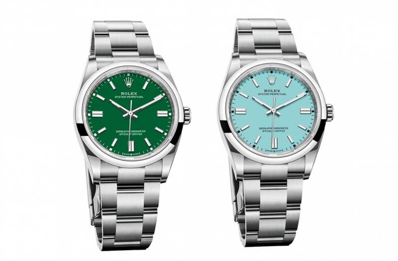 Rolex Oyster Perpetual 36 HK$43,400 有什么勞力士入門款推薦?Rolex Oyster Perpetual 2020帶來搶眼配色-復刻表