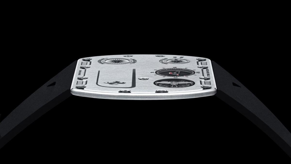 超薄運動表的工程習題!RICHARD MILLE RM UP-01 Ferrari-復刻表