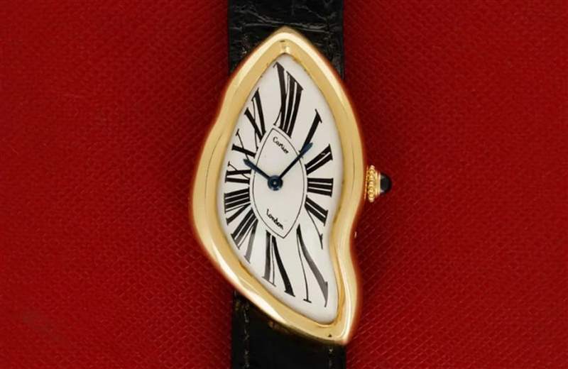 CARTIER London Crash手表(Source:Loupe This) CARTIER London Crash古董手表以165萬美金拍賣創史上最貴身價-復刻表