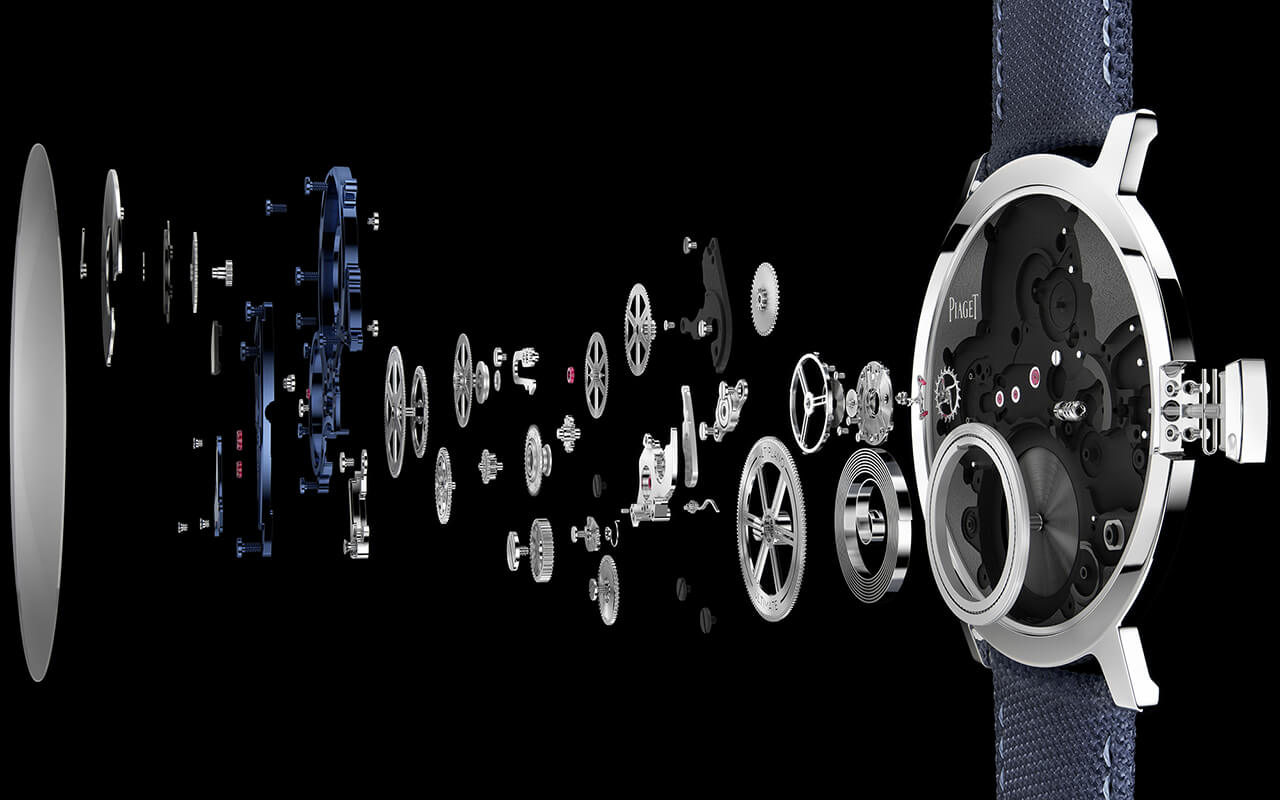 伯爵Altiplano Ultimate Concept系列多齒輪超薄腕表G0A45500-復刻表