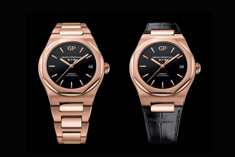 Girard Perregaux 芝柏GP Laureato Onyx 價錢介紹 Girard-Perregaux芝柏Laureato 42mm Pink Gold & Onyx|誘人的黑色縞瑪瑙表盤-復(fù)刻表