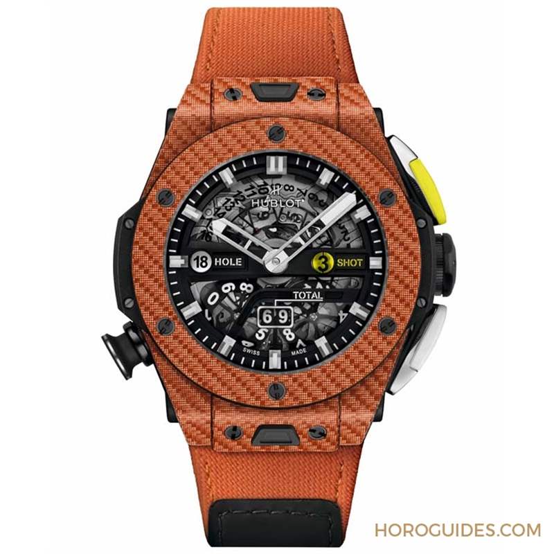 橘色、超輕量、可計桿數,Hublot Big Bang Unico高爾夫球表新色亮相-復刻表