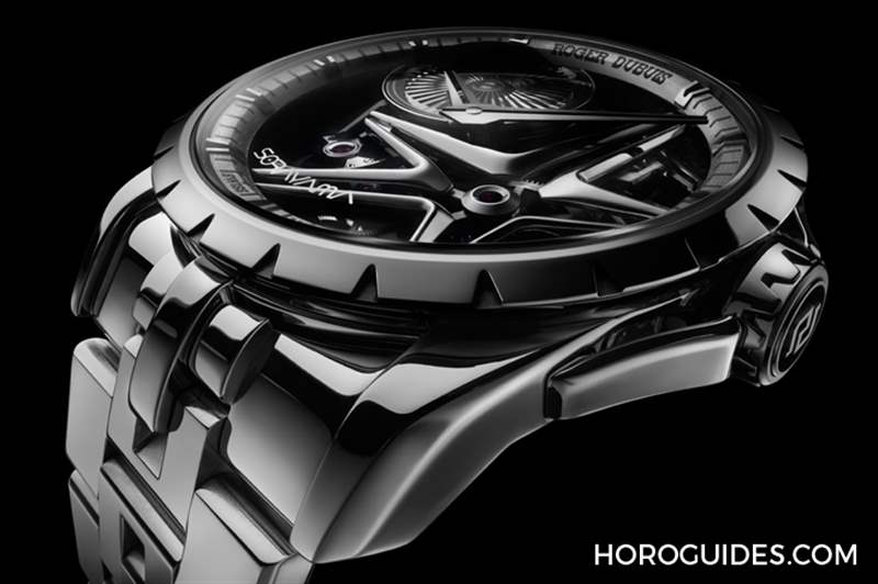 這款自動盤轉起來很迷幻!Roger Dubuis攜手空山基推出Excalibur Sorayama Monobalancier腕表-復刻表