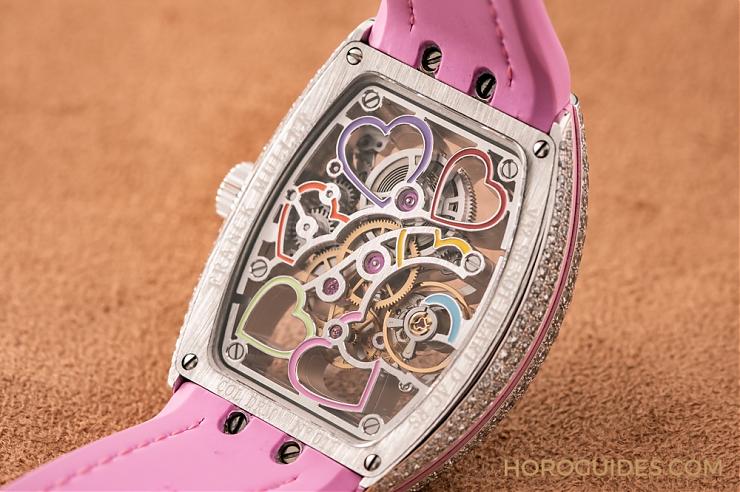 Vanguard Yachting玫瑰金白色面盤-Vanguard Heart Skeleton|打動她的心-復刻表