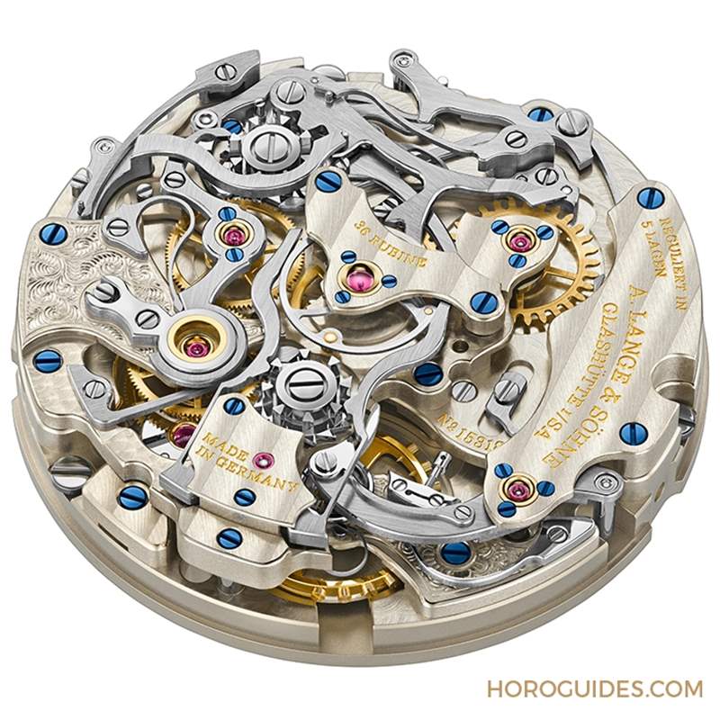 A. LANGE & S?HNE - 朗格1815 Rattrapante追針計時碼表尊貴鉑金呈現頂級工藝