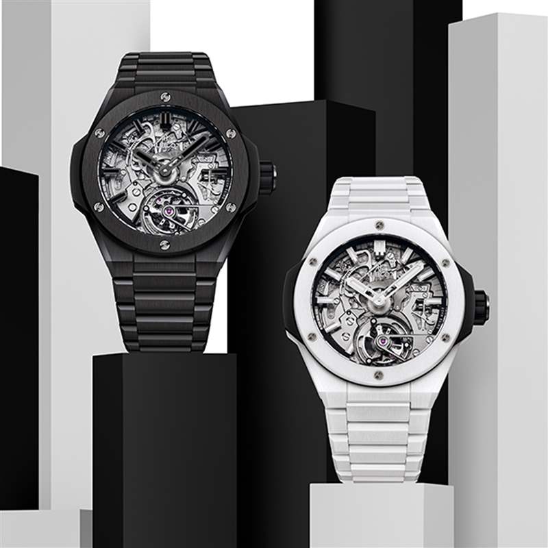 HUBLOT宇舶極致工藝表現(xiàn)一體式陶瓷陀飛輪三問(wèn)腕表技術(shù)要求極高-復(fù)刻表