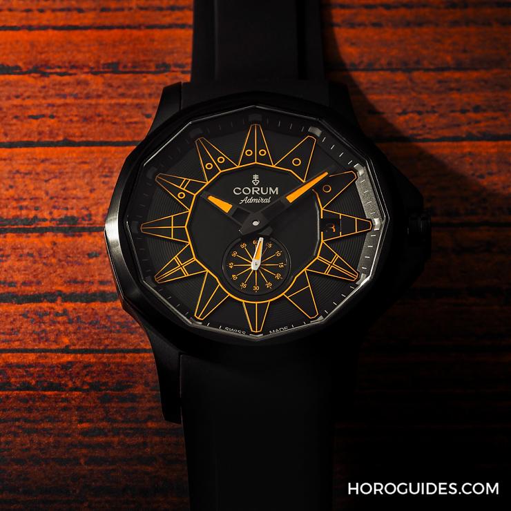 CORUM - 黑潮涌現，五色齊發｜Corum Admiral 42 Automatic Full Black