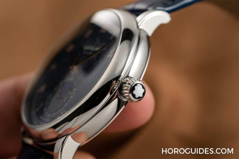 冰川紋藍(lán)面,暮色下的白朗峰頂印象|Montblanc明星傳承系列限量新作-復(fù)刻表