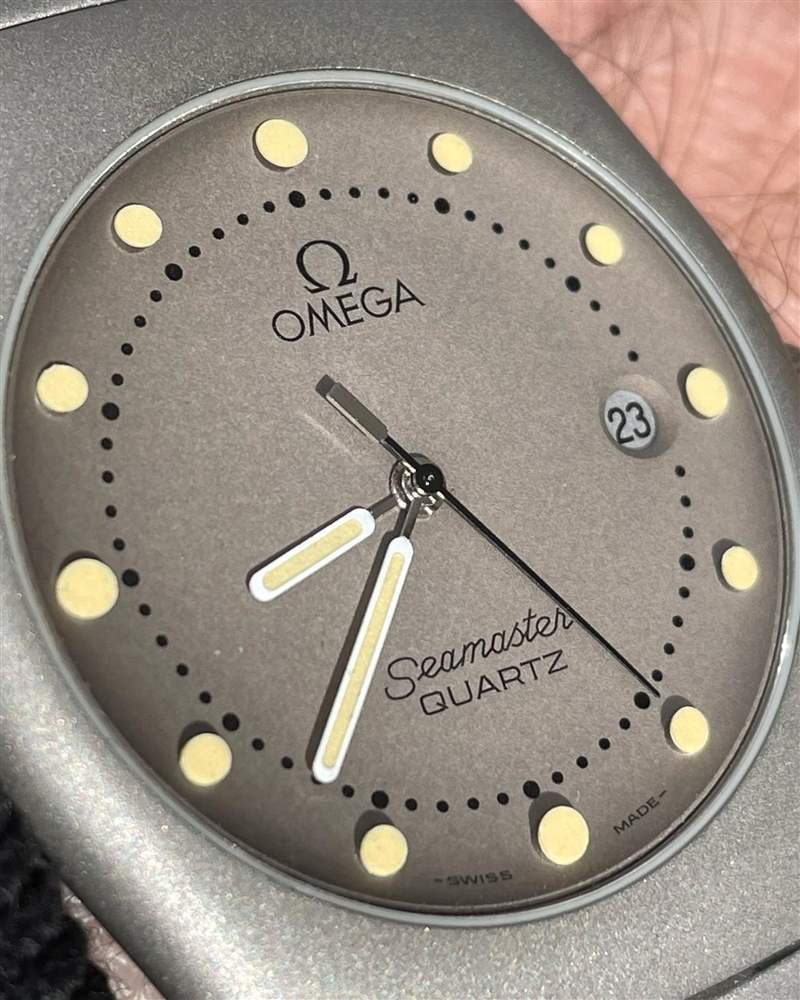 有錶友在IG分享Seamaster Recife，讓人驚覺最平價的歐米茄早在30多年前就出現過了。（IG@steviemac1040）