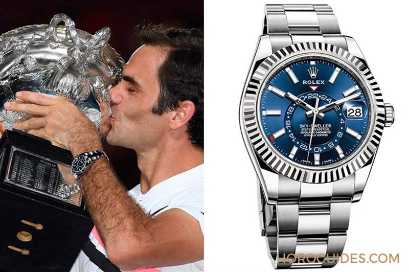 ROLEX - 回顧那些高光時刻，Roger Federer費德勒與Rolex偕伴20年