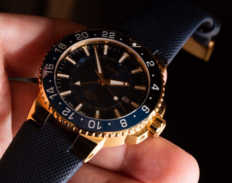 Oris Carysfort Reef 限量版 18k 金腕表-復刻表
