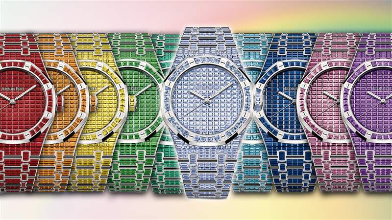 Audemars Piguet推出全新皇家橡樹系列,重塑彩虹-復(fù)刻表