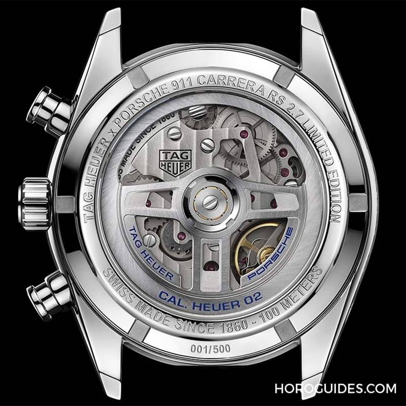 TAG HEUER - 最速德國量產車問世50年，TAG Heuer推出Porsche 911 Carrera RS 2.7限量腕表傳神演繹