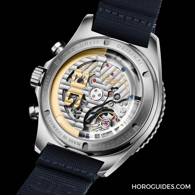 GLASHüTTE ORIGINAL - 藍面、藍陶瓷圈打頭陣！ Glashütte Original SeaQ系列首次搭載計時功能