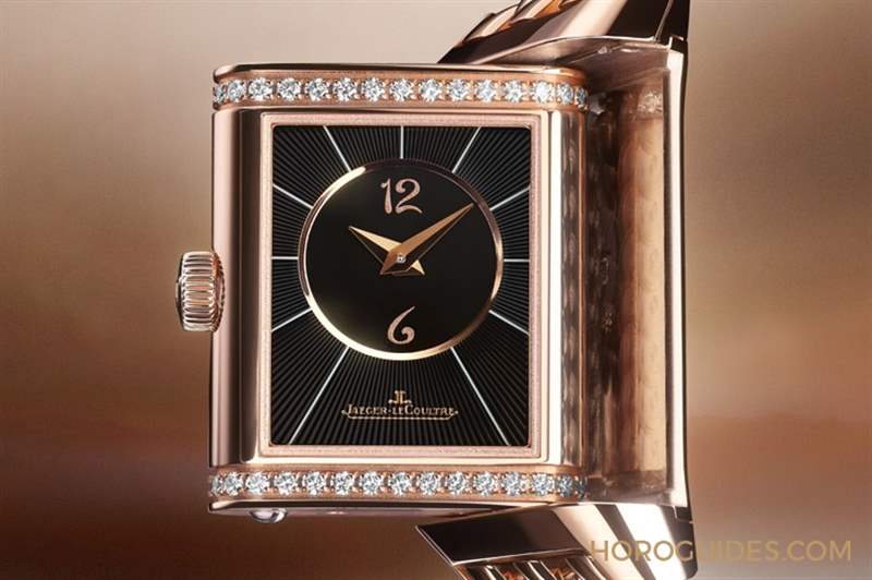 Reverso Duetto Small 翻轉(zhuǎn)系列雙面腕表小型玫瑰金款-復(fù)刻表