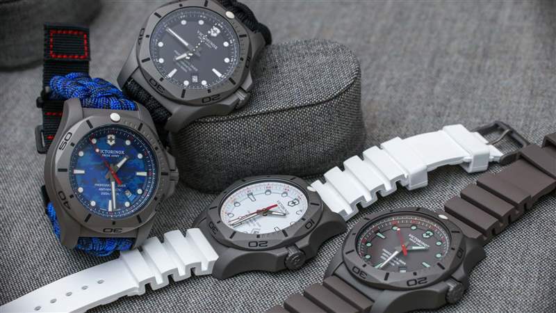 Victorinox 瑞士軍 INOX 專業(yè)潛水員鈦手表動手-復(fù)刻表