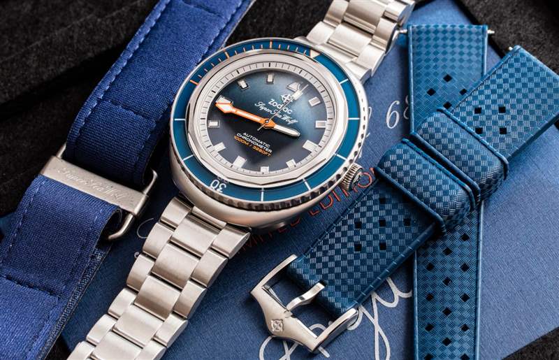 Zodiac Super Sea Wolf 68 Saturation x Andy Mann 手表上手-復(fù)刻表