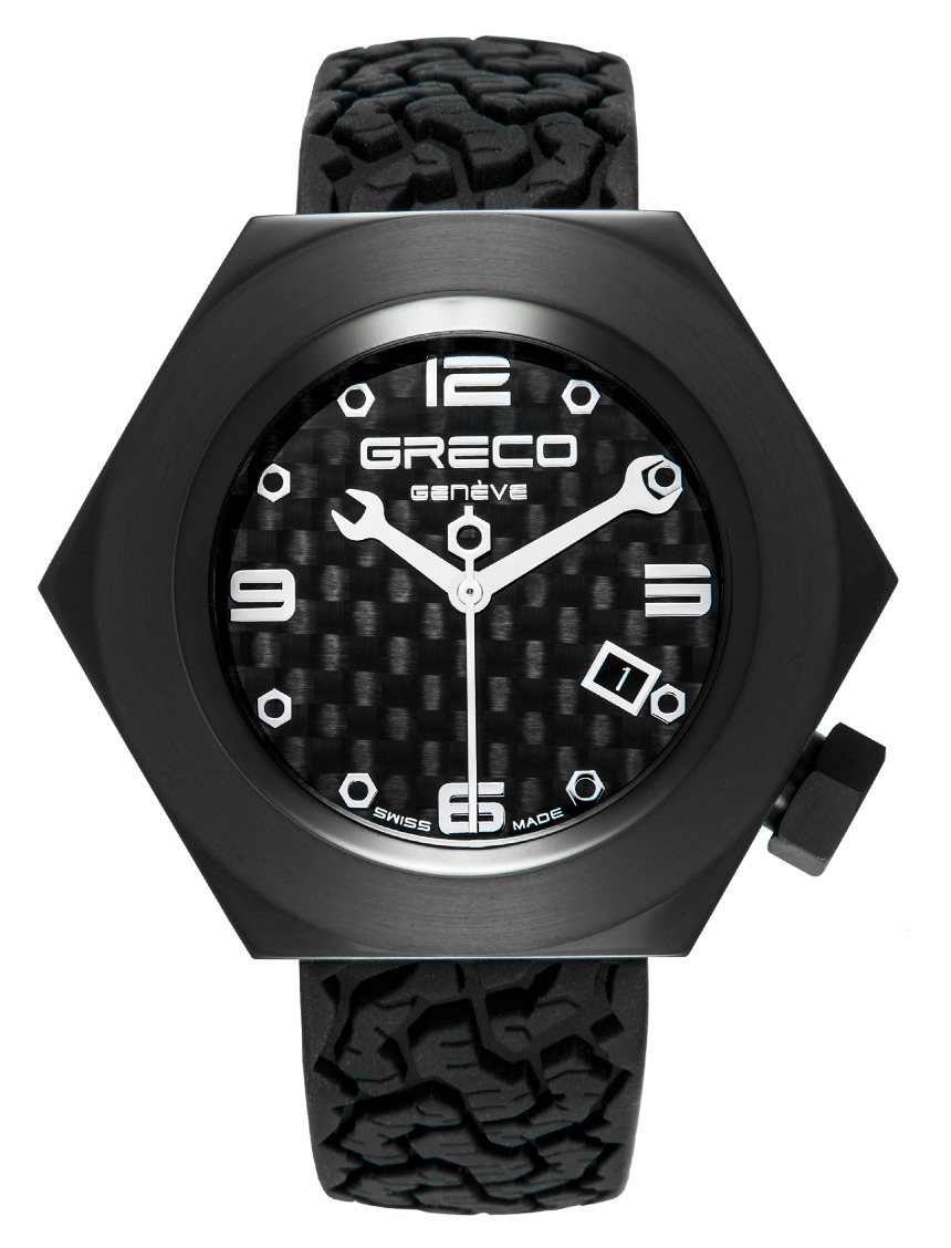 Greco六角螺母手表適用于真正的齒輪頭-復刻表