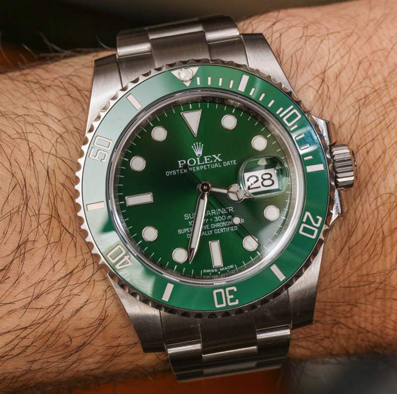 勞力士Submariner 116610LV在綠色手表評論-復(fù)刻表