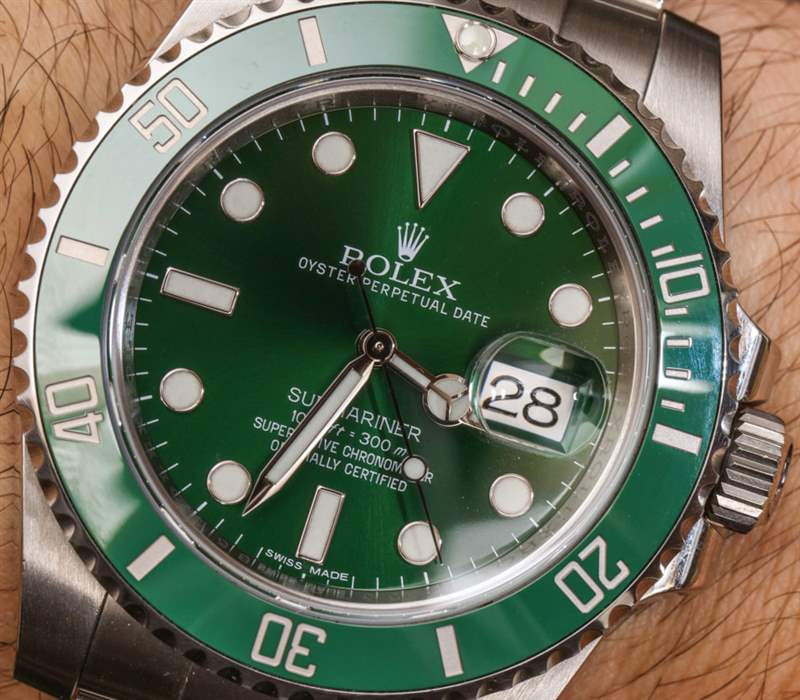 勞力士Submariner 116610LV在綠色手表評論-復(fù)刻表