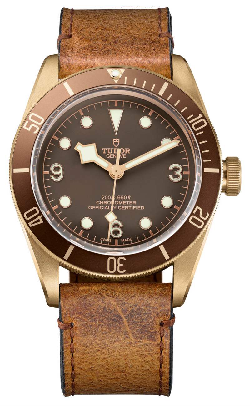 帝舵Heritage Black Bay Bronze 79250BM手表帶自制機芯-復刻表