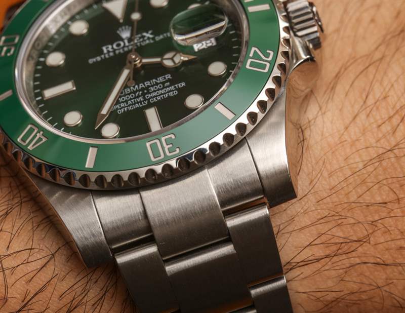 勞力士Submariner 116610LV在綠色手表評論-復(fù)刻表