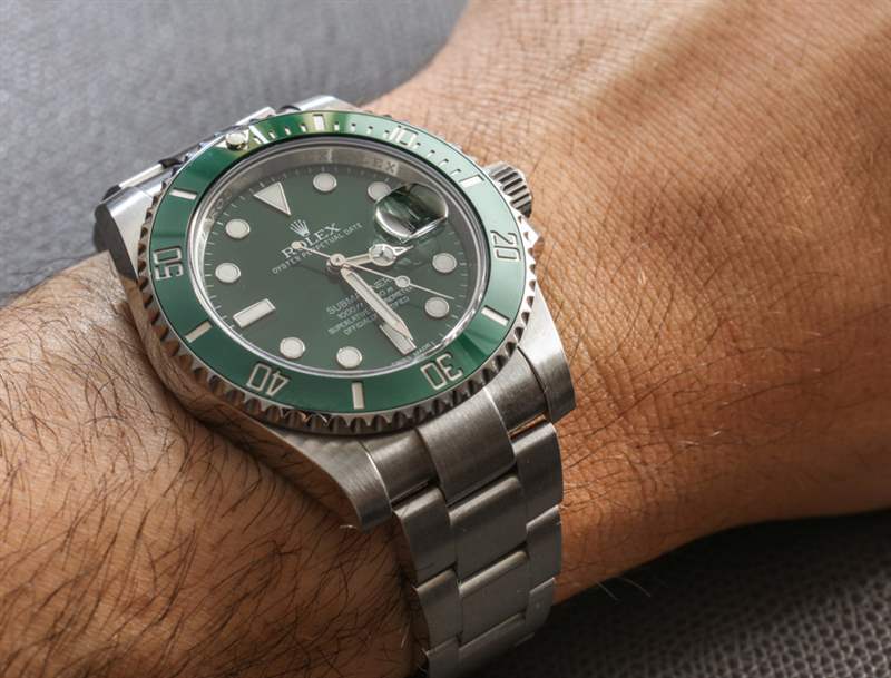 勞力士Submariner 116610LV在綠色手表評論-復(fù)刻表