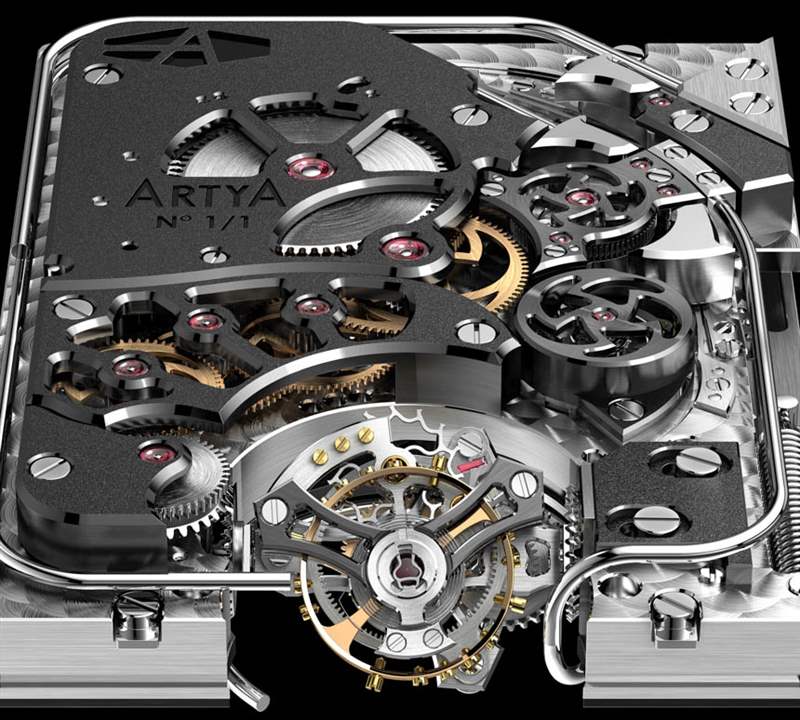 ArtyA 3音簧三問報(bào)時(shí)器、調(diào)節(jié)器和雙軸陀飛輪腕表-復(fù)刻表