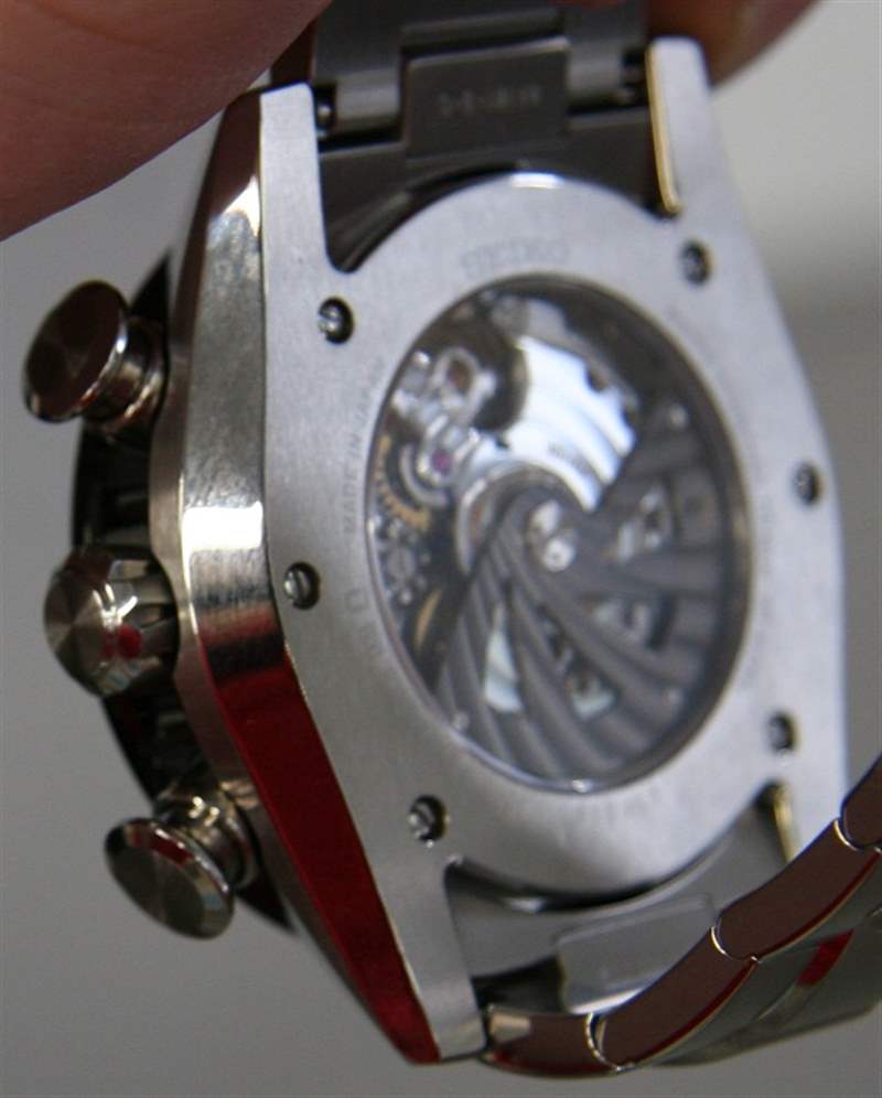 Seiko SD caseback 搭載Spring Drive機(jī)芯的精工Ananta Spring深潛手表-復(fù)刻表