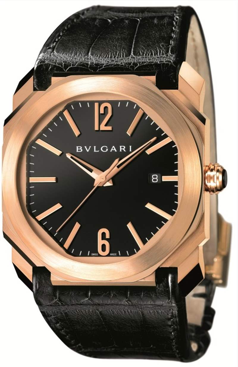 Bulgari-Octo-gold-watch 2 腕表 寶格麗Octo手表-復(fù)刻表
