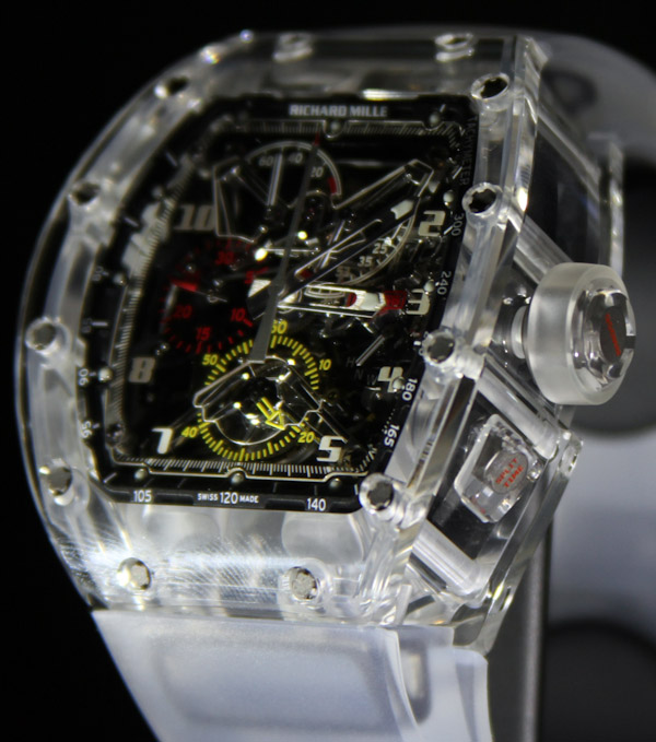 理查德米勒RM 056全藍(lán)寶石水晶腕表-復(fù)刻表