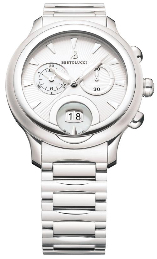 BERTOLUCCI - GIRO CHRONOGRAPH QUARTZ STEEL 貝托魯奇環(huán)形計時怪異尖叫臉表盤腕表-復刻表