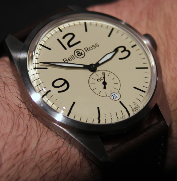 Bell & Ross Vintage BR 123 Heritage watch 柏萊士Vintage BR 123 & 126精鋼表殼圓形腕表-復刻表