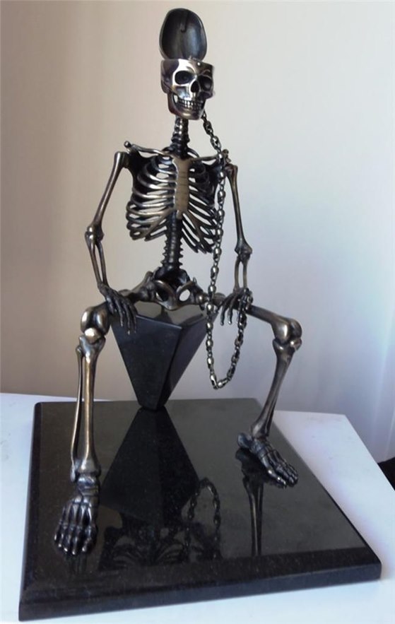 eBay上18世紀獨特的復古骷髏懷表-復刻表