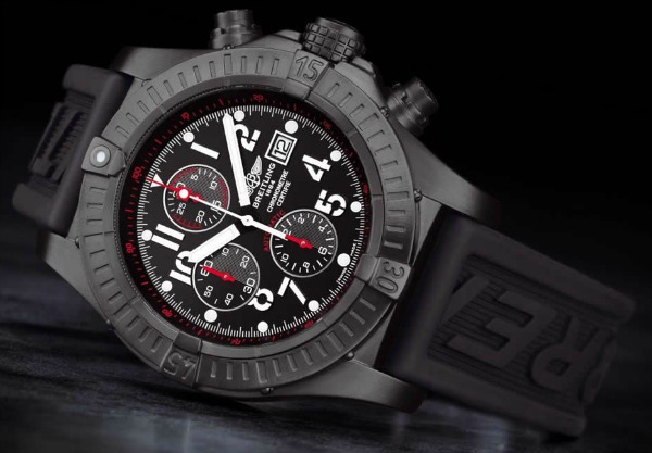 breitling_super_avenger_blacksteel 計時碼表 百年靈Avenger Seawolf Code黃色腕表-復刻表