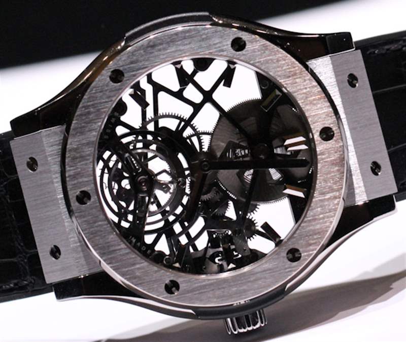 宇舶經典融合陀飛輪鏤空腕表 4 宇舶(Hublot)經典融合鏤空陀飛輪45毫米手表動手實踐-復刻表