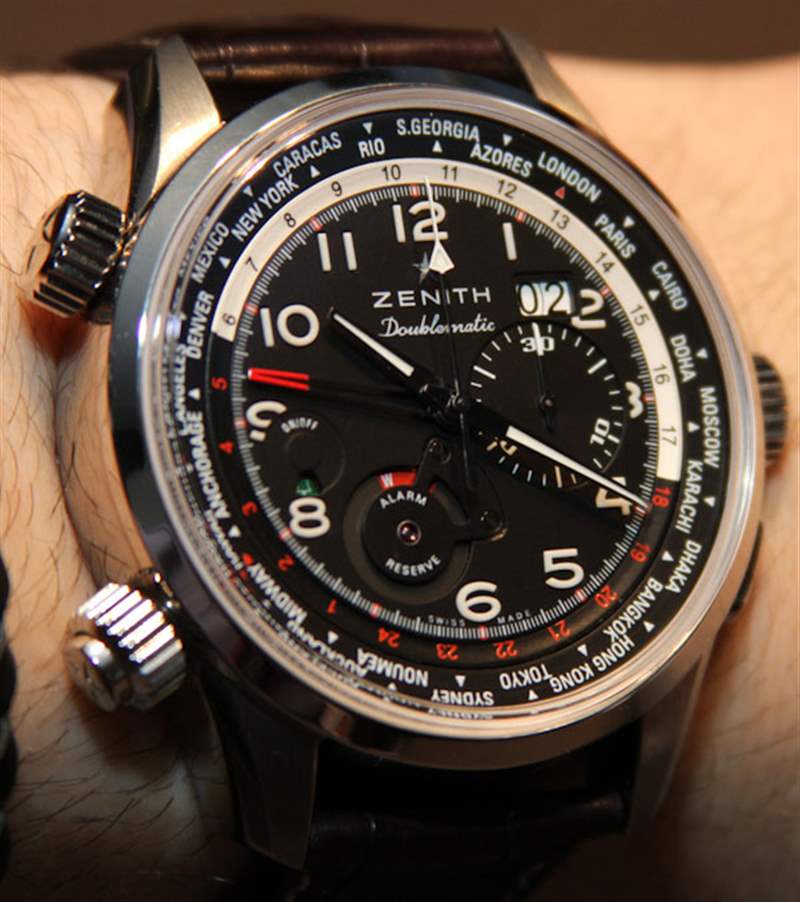 真力時 Pilot Doublematic 腕表 8